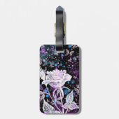 WinterRoos en Bagagelabel van Butterflies (Achterkant verticaal)