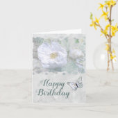 winterrose Karte Kaart (Gele Bloem)