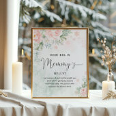 Winterroze hoe groot is het poster van het buikspe