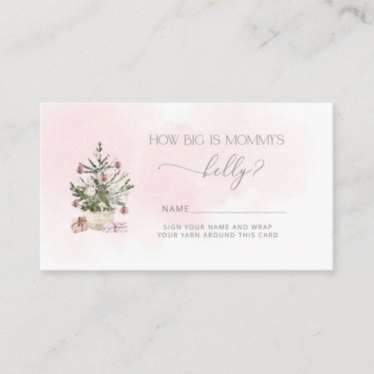 Winterroze hoe groot is mama's buikomheining auto informatiekaartje (Voorkant)