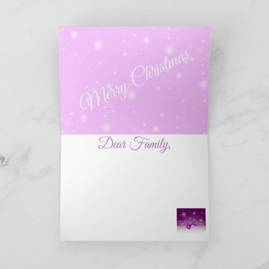 Winterroze Kaart (Binnen)