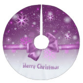 Winterroze Kerstboom Rok (Voorkant)