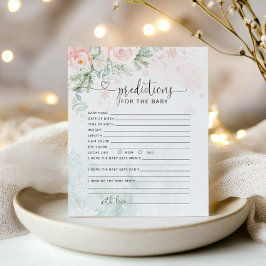 Winterroze sneeuwvlokken voorspelling voor baby ka