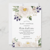 WinterRozen Baby shower Kaart (Voorkant)