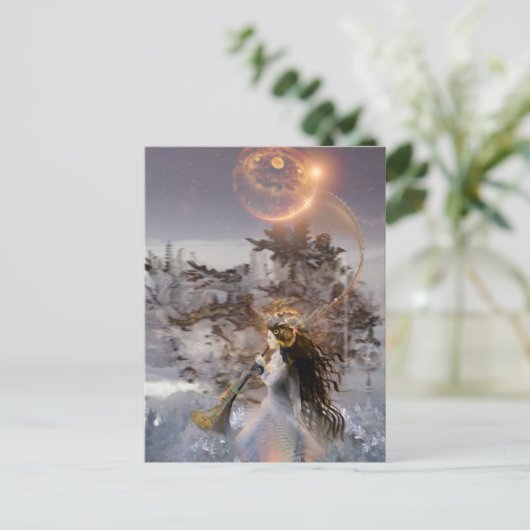 winterrust briefkaart (Staand voorkant)