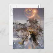 winterrust briefkaart (Voorkant / Achterkant)