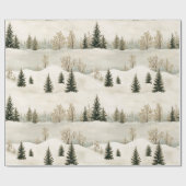 winterrust cadeaupapier (Vlak)