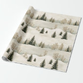 winterrust cadeaupapier (Uitgerold)
