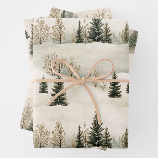 winterrust inpakpapier vel (In situ)