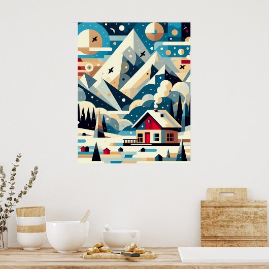 winterrust poster (Keuken)