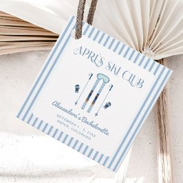 Winters Afsluit-ski Bachelorette-feestje Bedankjes Labels