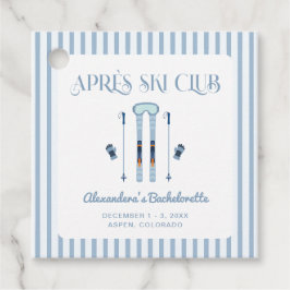 Winters Afsluit-ski Bachelorette-feestje Bedankjes Labels