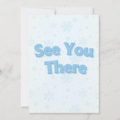 Winters babyshower kaart (Achterkant)