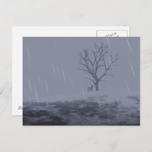 Winter's Chill Briefkaart (Voorkant / Achterkant)