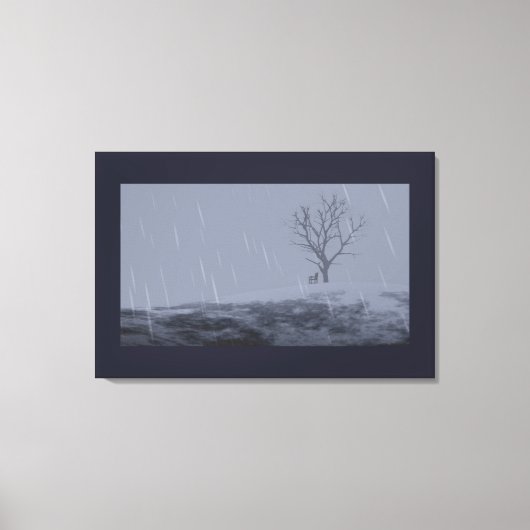 Winter's Chill Canvas Print (Voorkant)