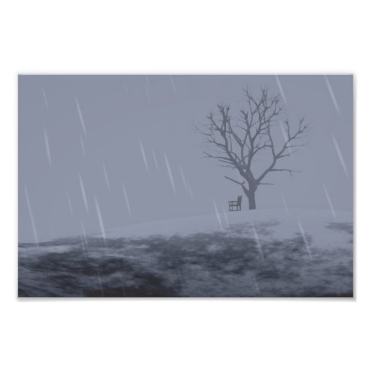 Winter's Chill Photo Print Foto Afdruk (Voorkant)