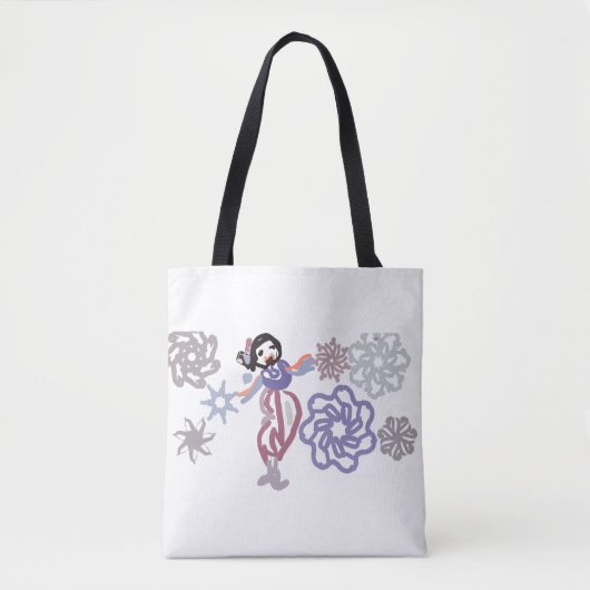 Winters dans mooi tote bag (Voorkant)