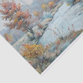 Winter's Dawn - Pastel Herfstrivier Decoupage Tissuepapier (Detail)