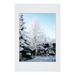 winters decor foto afdruk