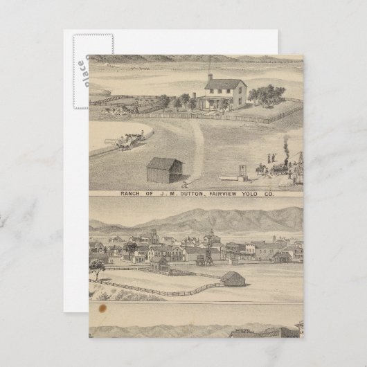 Winters Dutton ranch Briefkaart (Voorkant / Achterkant)