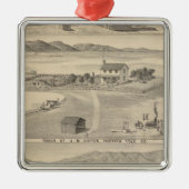 Winters Dutton ranch Metalen Ornament (Voorkant)