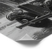 Winter's Embrace in Parijs Poster (Hoek)