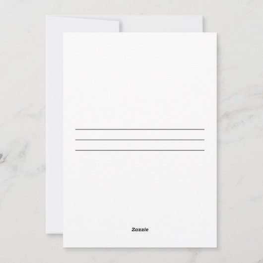 Winter's Embrace - Kerst Kaart (Achterkant)