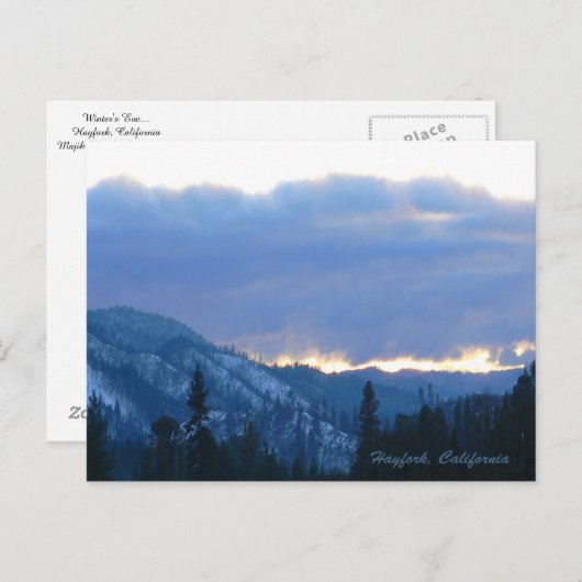 Winter's Eve...2. Briefkaart (Voorkant / Achterkant)