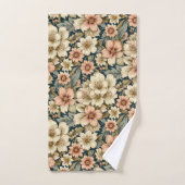 Winters Floral Azalea's en Roos Bad Handdoek (Handdoek)