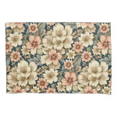 Winters Floral Azalea's en Roos Kussensloop (Voorkant)