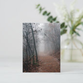 Winters Fog - Geen eind in de nacht op de spoelcad Briefkaart (Staand voorkant)