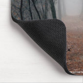 Winters Fog - Geen eind in de nacht op de spoelcad Muismat (Hoek)