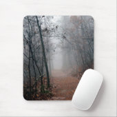 Winters Fog - Geen eind in de nacht op de spoelcad Muismat (Met muis)