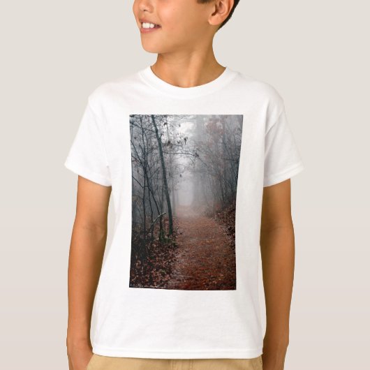 Winters Fog - Geen eind in de nacht op de spoelcad T-shirt (Voorkant)