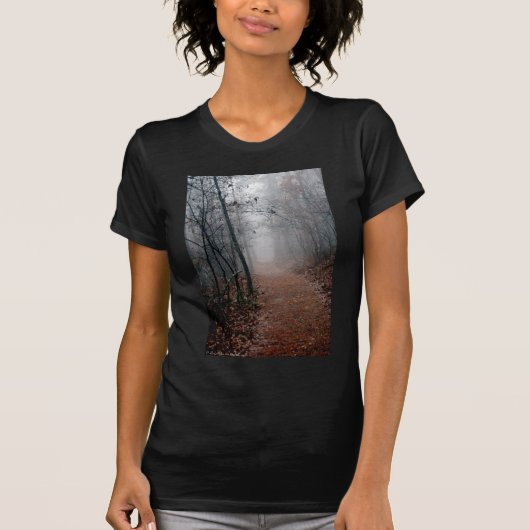 Winters Fog - Geen eind in de nacht op de spoelcad T-shirt (Voorkant)