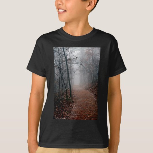 Winters Fog - Geen eind in de nacht op de spoelcad T-shirt (Voorkant)