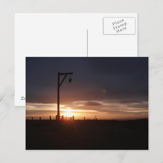 Winters Gibbit Briefkaart (Voorkant / Achterkant)