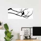 Winter's Hand and Spring's Dove Poster (Thuiskantoor)