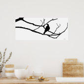 Winter's Hand and Spring's Dove Poster (Keuken)