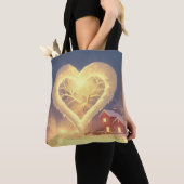 Winter's hartverwarmende gloed tote bag (Dichtbij)