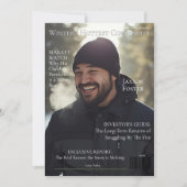 Winter's Hottest Commodity  Magazine Cover  Feestdagenkaart (Voorkant)