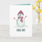 Winters Kerststijl Vintage Kaart (Gele Bloem)