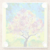 Winter's Nadering Glass Onderzetter (Achterkant)