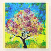 Winter's Nadering Glass Onderzetter Glazen Onderzetter (Voorkant)