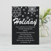 Winter's Night Party Uitnodigingen (Staand voorkant)