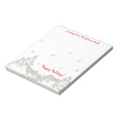 Winters Night Personalized Notitieblok (Linkerzijde)