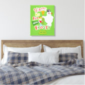 Winter's No Fun without Frosty the Snowman™ Canvas Afdruk (Insitu (Slaapkamer))