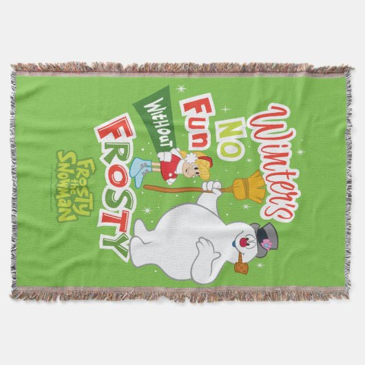 Winter's No Fun without Frosty the Snowman™ Deken (Voorkant)
