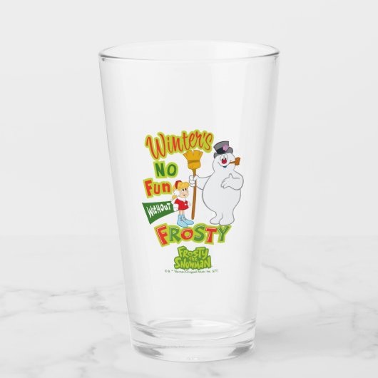 Winter's No Fun without Frosty the Snowman™ Glas (Voorkant)