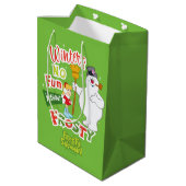 Winter's No Fun without Frosty the Snowman™ Medium Cadeauzakje (Achterkant Gekanteld)